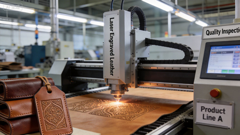 Laser Engraving in Leather