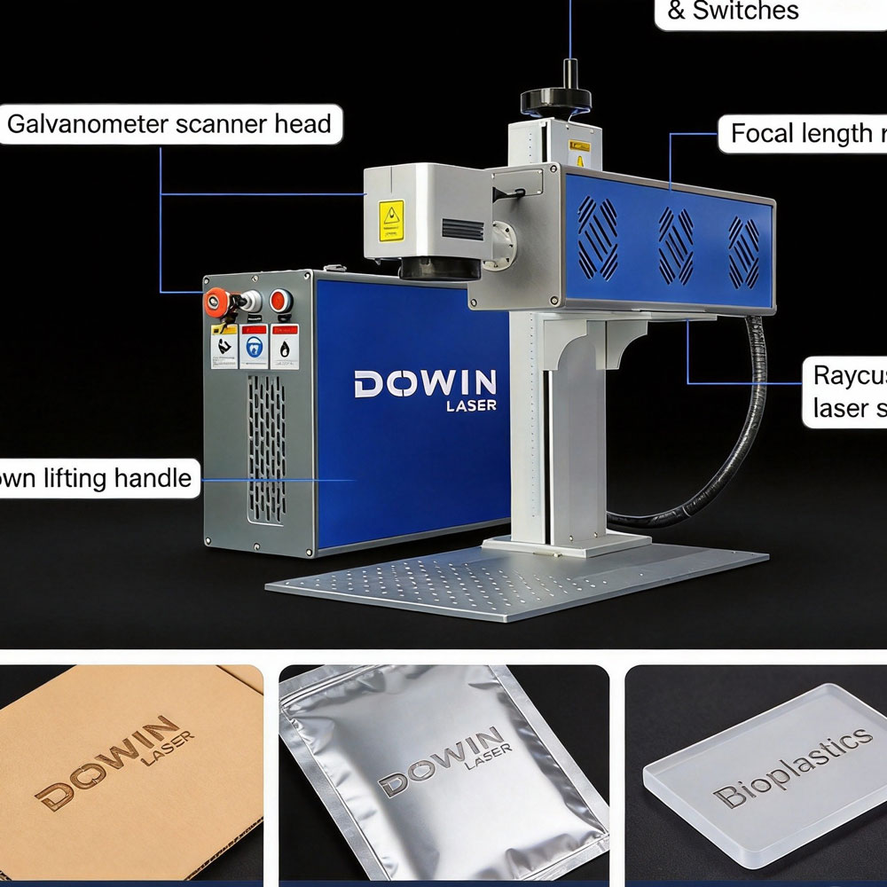 Laser Marking on Cardboard, Foil, and Bioplastics