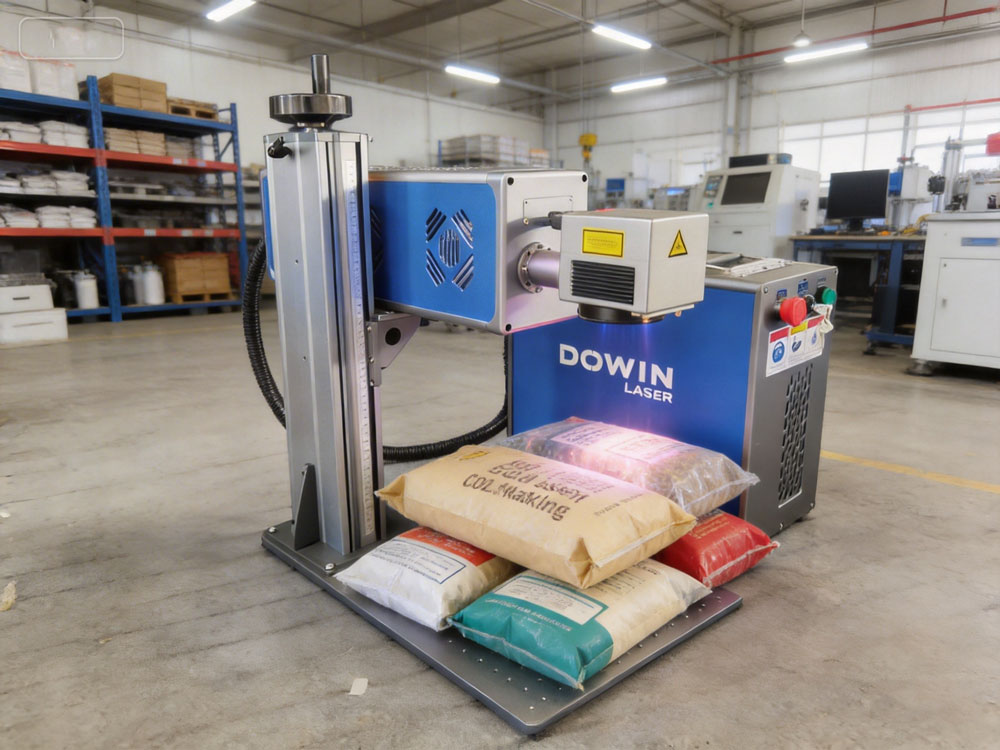 CO2 Laser Marking on Packaging Bags